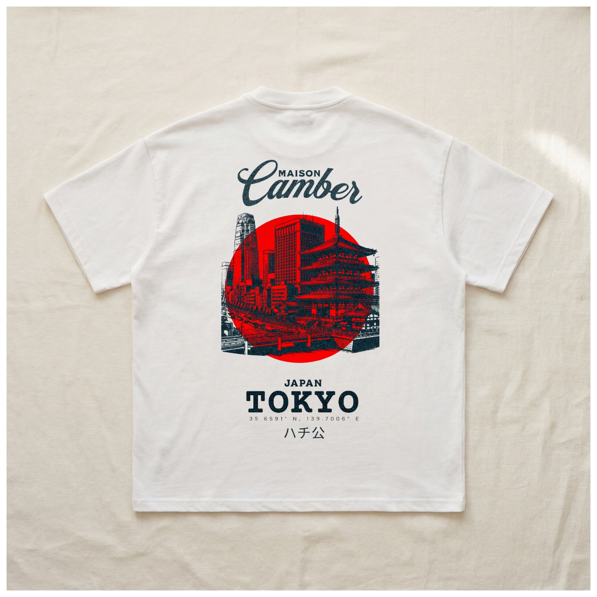 Tokyo Tee | Japanese Rising w/ Hachikō