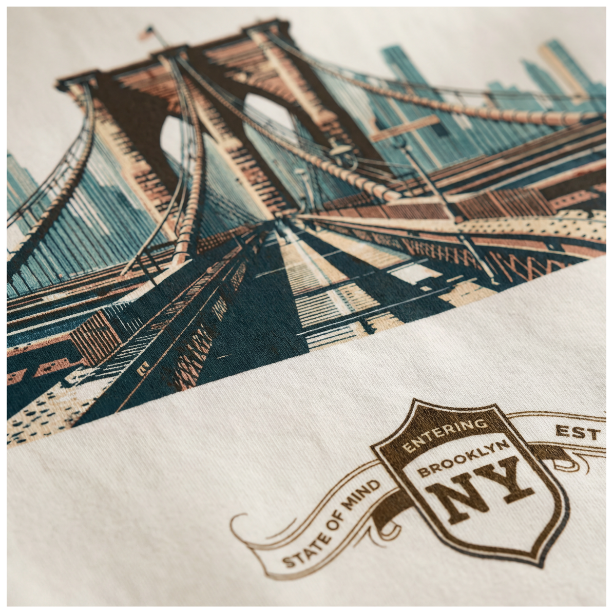 New York Tee | Brooklyn Bridge